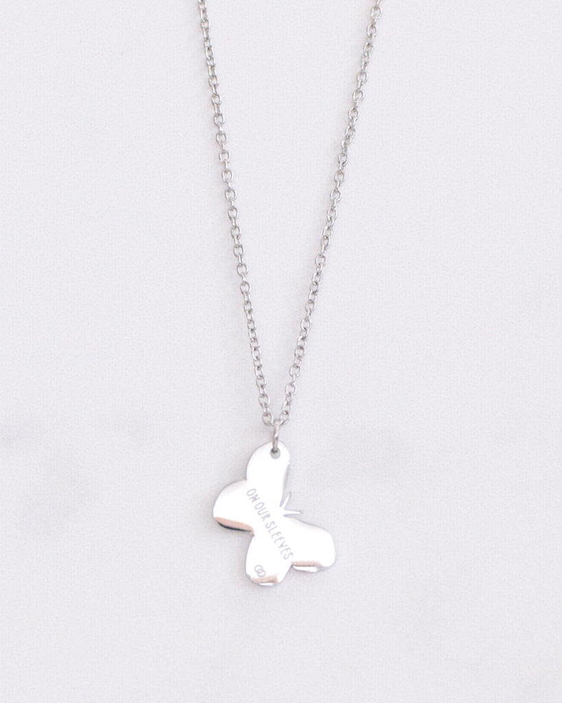 On Our Sleeves® Butterfly Necklace