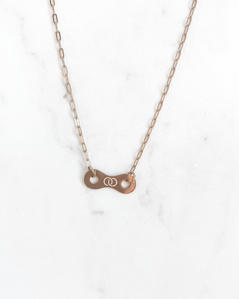 Paperclip Flat Link Necklace