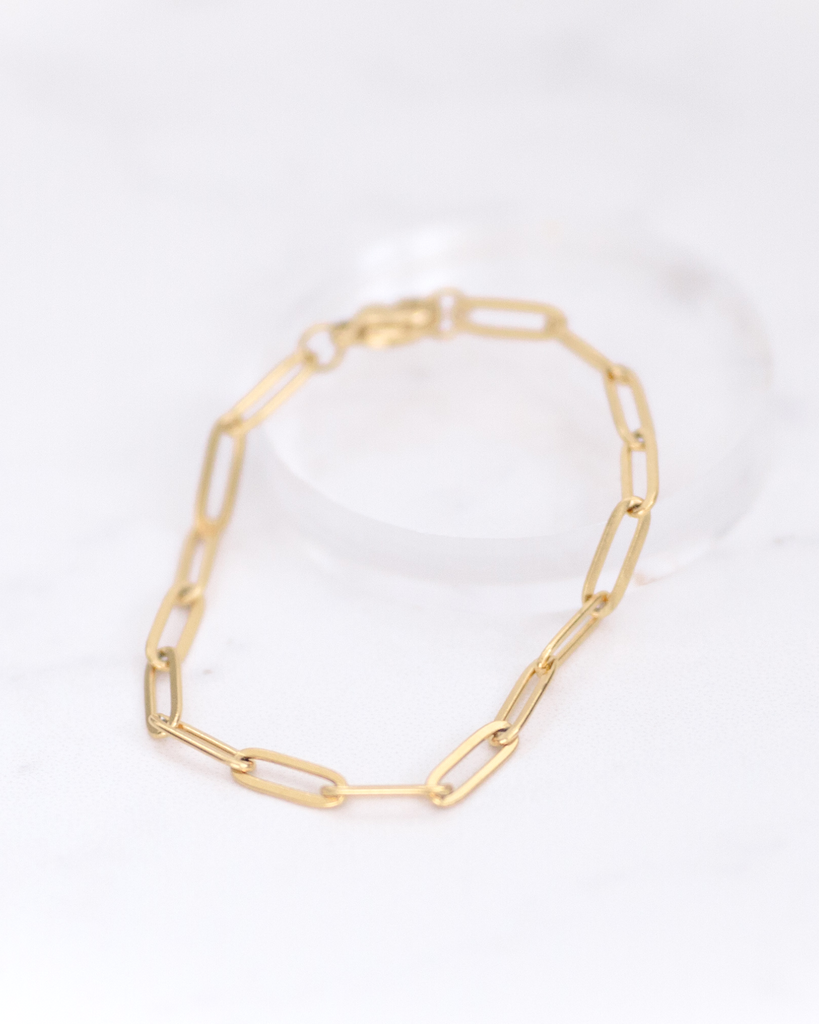 Paperclip Link Bracelet