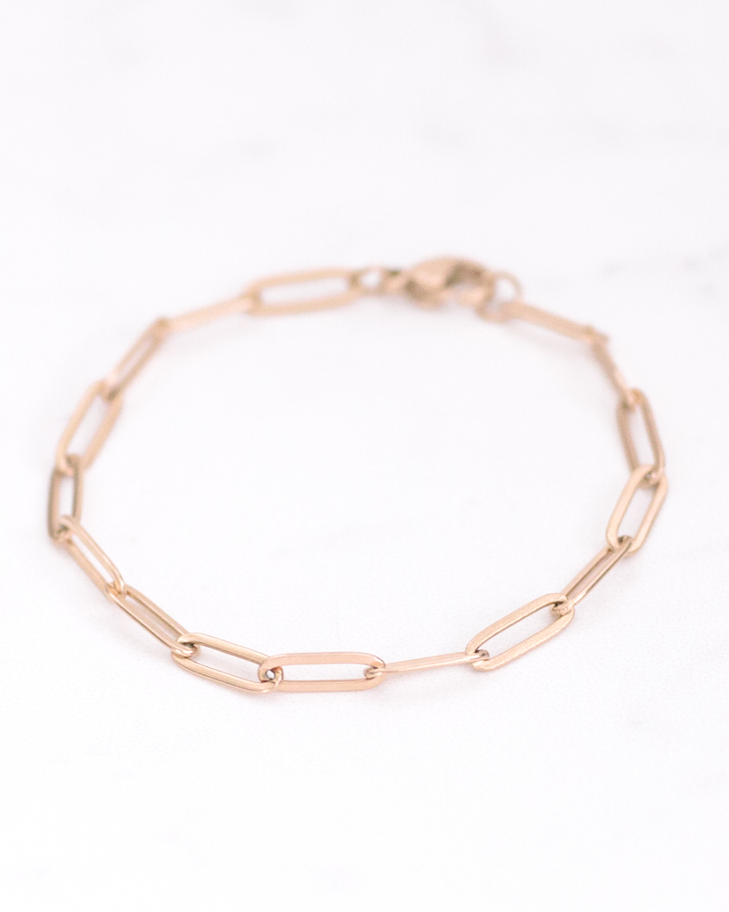 Paperclip Link Bracelet