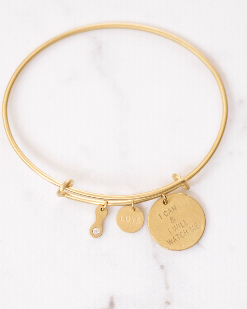 I Can & I Will Bangle